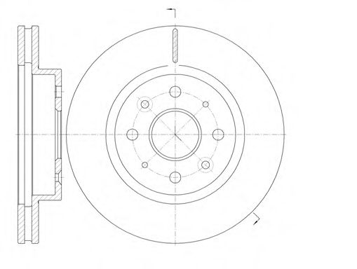 спирачен диск 61103.10
