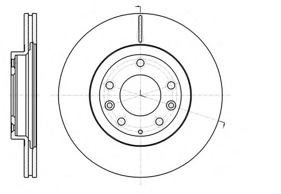 спирачен диск 61215.10