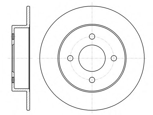 спирачен диск 61353.00