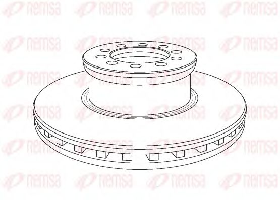 спирачен диск NCA1053.20