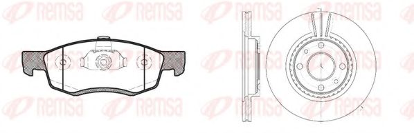 спирачен комплект, дискови спирачки