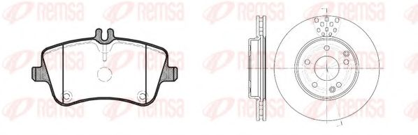 спирачен комплект, дискови спирачки