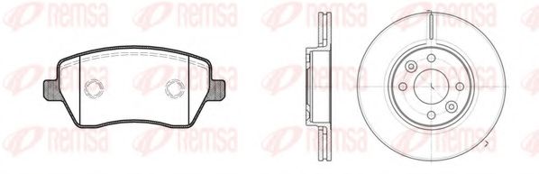 спирачен комплект, дискови спирачки