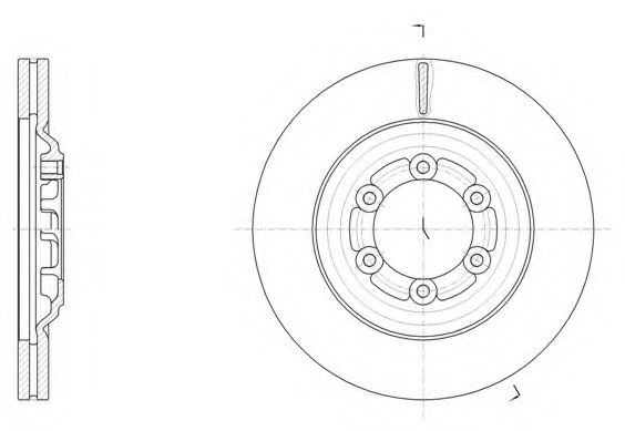 спирачен диск 61510.10