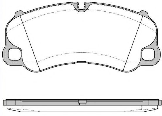 комплект спирачно феродо, дискови спирачки 1595.00