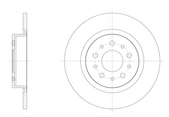 спирачен диск 61558.00