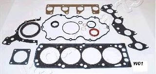 пълен комплект гарнитури, двигател KM-W01