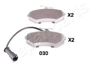 комплект спирачно феродо, дискови спирачки PA-030AF