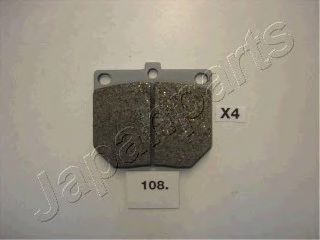 комплект спирачно феродо, дискови спирачки PA-108AF