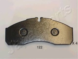 комплект спирачно феродо, дискови спирачки PA-122AF