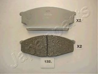 комплект спирачно феродо, дискови спирачки PA-132AF