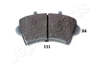 комплект спирачно феродо, дискови спирачки PA-151AF