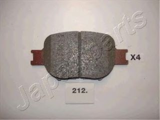 комплект спирачно феродо, дискови спирачки PA-212AF