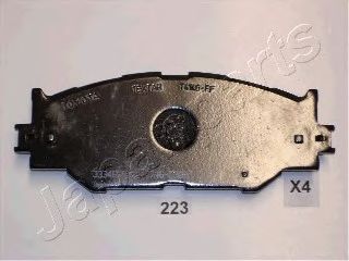 комплект спирачно феродо, дискови спирачки PA-223AF