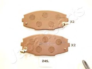 комплект спирачно феродо, дискови спирачки PA-245AF