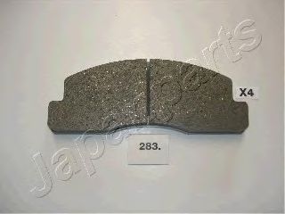 комплект спирачно феродо, дискови спирачки PA-283AF