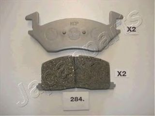 комплект спирачно феродо, дискови спирачки PA-284AF