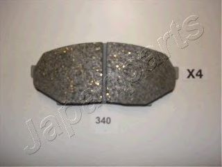 комплект спирачно феродо, дискови спирачки PA-340AF