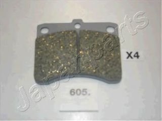 комплект спирачно феродо, дискови спирачки PA-605AF