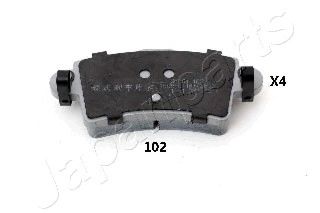 комплект спирачно феродо, дискови спирачки PP-102AF