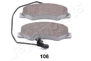 комплект спирачно феродо, дискови спирачки PP-106AF