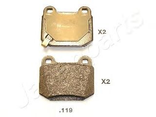 комплект спирачно феродо, дискови спирачки