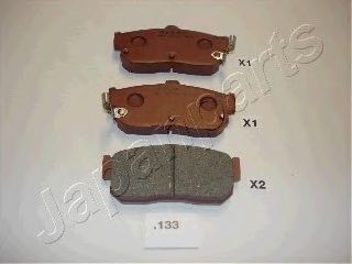 комплект спирачно феродо, дискови спирачки PP-133AF