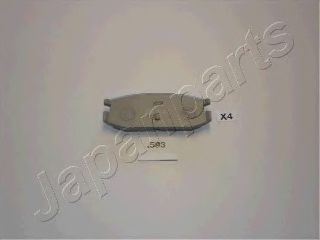 комплект спирачно феродо, дискови спирачки PP-593AF