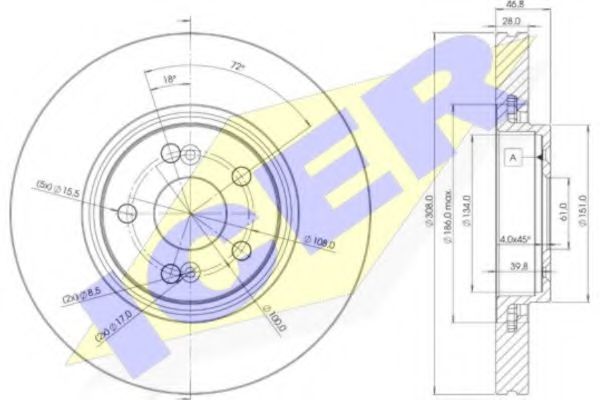 спирачен диск 78BD2317-2