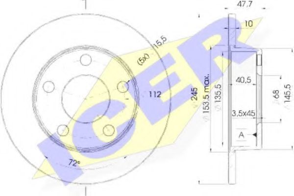 спирачен диск 78BD2746-2