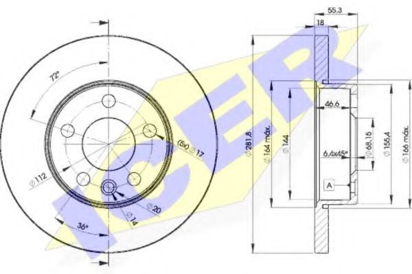 спирачен диск 78BD3018-2