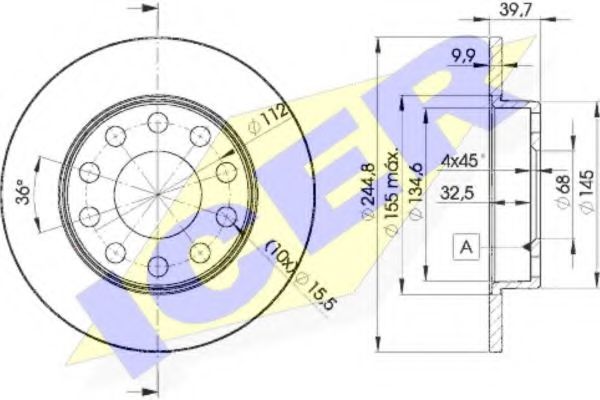 спирачен диск 78BD3637-2