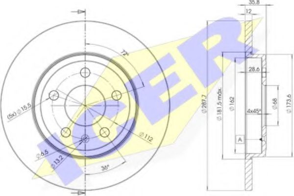 спирачен диск 78BD5316-2