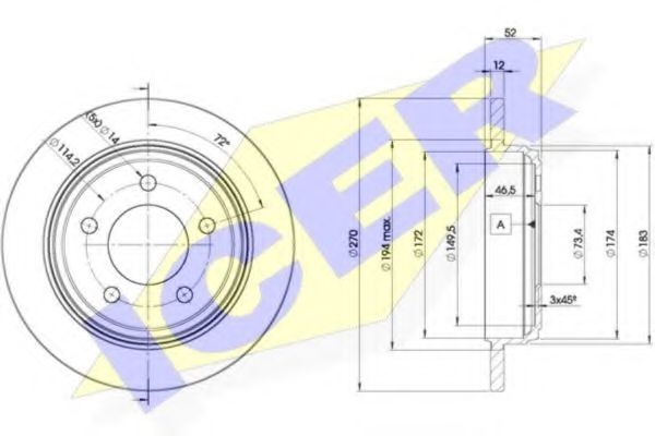 спирачен диск 78BD5356-2