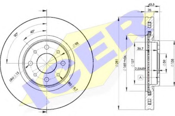 спирачен диск 78BD5546-2