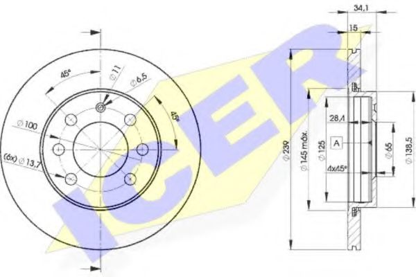 спирачен диск 78BD5607-2