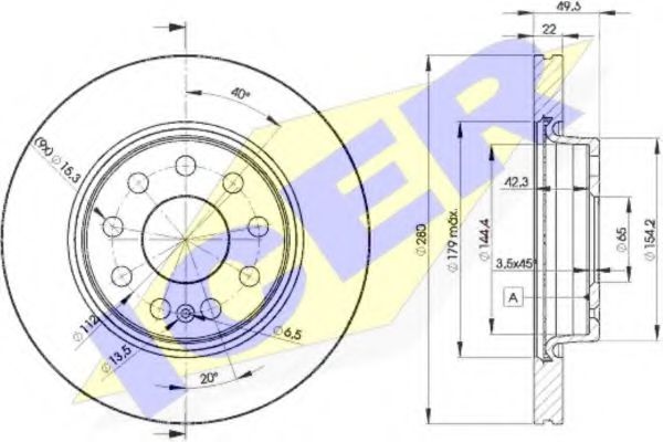 спирачен диск 78BD5614-2