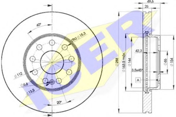 спирачен диск 78BD5615-2