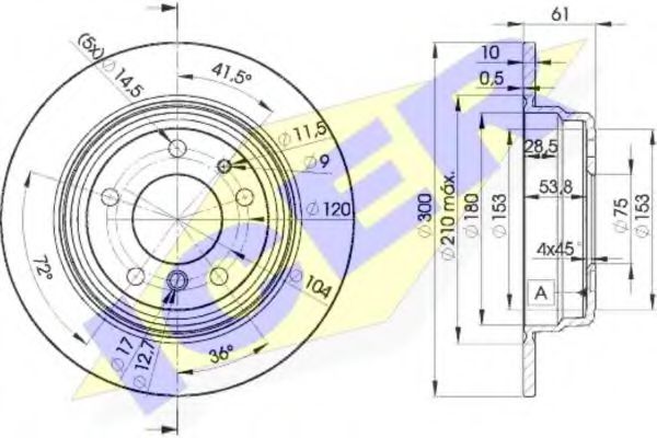 спирачен диск 78BD6668-2
