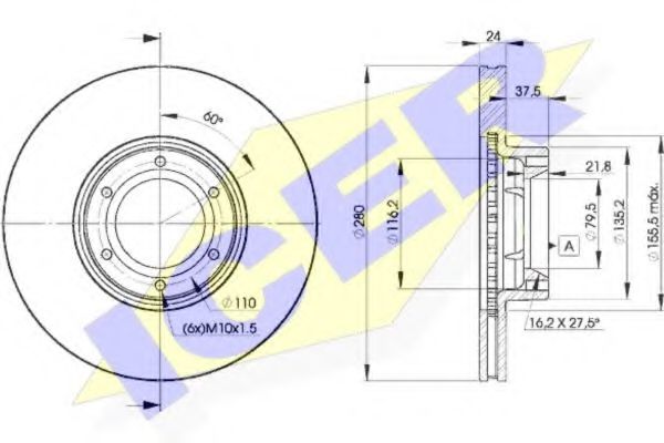 спирачен диск 78BD6847-2