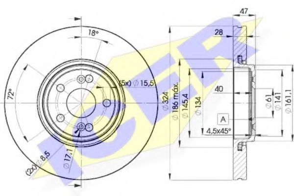 спирачен диск 78BD7357-2