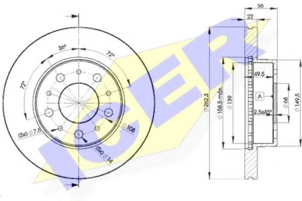 спирачен диск 78BD9063-2