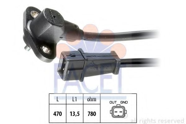 импулсен датчик, колянов вал; импулсен датчик, маховик