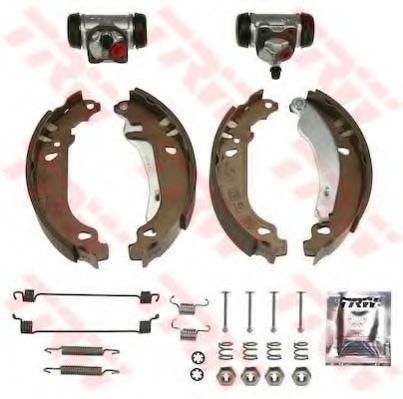 комплект спирачна челюст BK1017