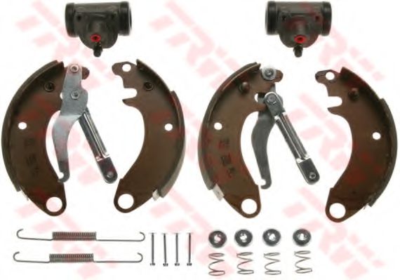 комплект спирачна челюст BK1104