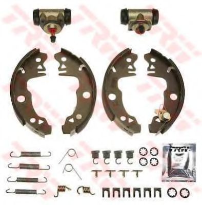 комплект спирачна челюст BK1107