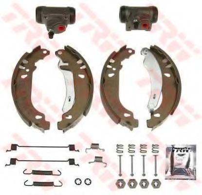 комплект спирачна челюст BK1250