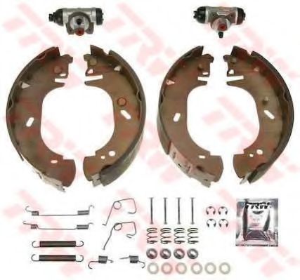 комплект спирачна челюст BK1666