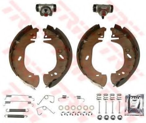 комплект спирачна челюст BK1667