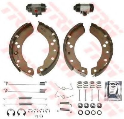 комплект спирачна челюст BK1677